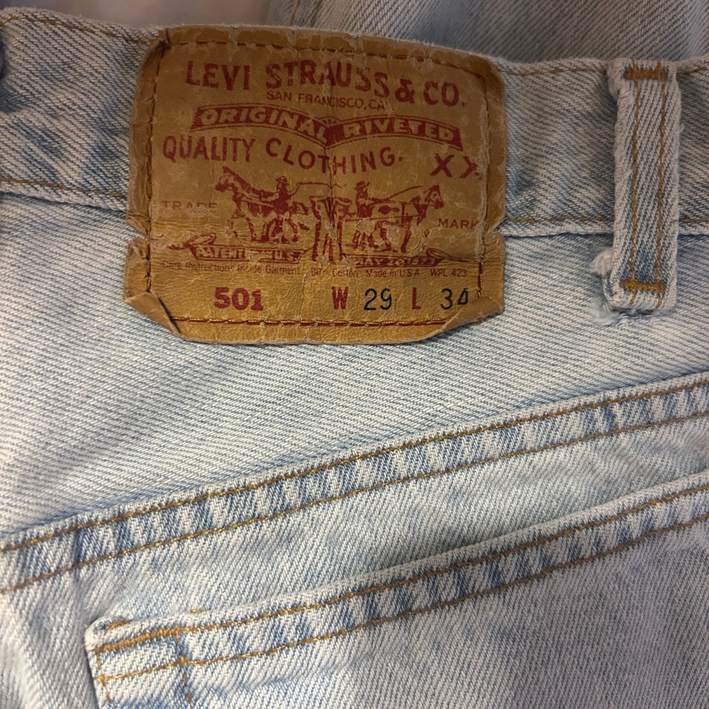 Levi's Blue Straight Jeans Classic Style